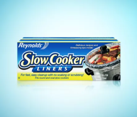 Reynolds Kitchens Slow Cooker Liners, Fast and Easy Cleanup, Small Size