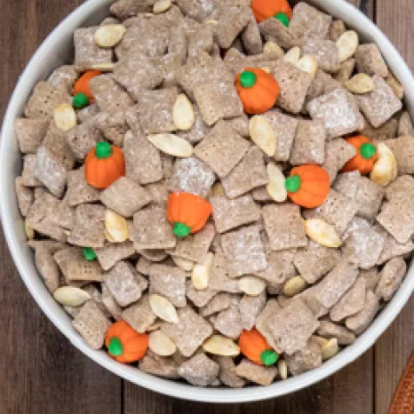 Pumpkin Spice Puppy Chow