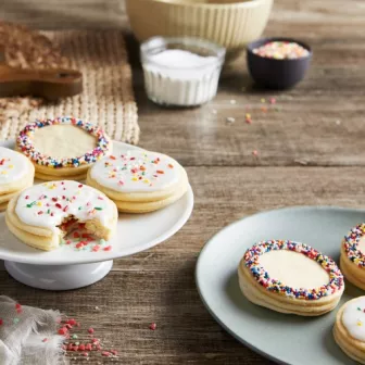 Biscuits au su cre pétillants